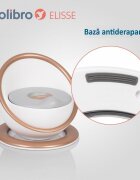 Colibro Olita pentru copii Elisse Premium prevazuta cu spatar capac si baza aderenta sezut moale vas interior detasabil Copper