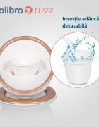 Colibro Olita pentru copii Elisse Premium prevazuta cu spatar capac si baza aderenta sezut moale vas interior detasabil Copper