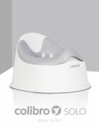 Colibro Olita pentru copii Solo cu vas colector detasabil forma ergonomica picioare stabilizatoare din cauciuc Cloud Grey