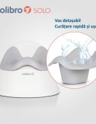 Colibro Olita pentru copii Solo cu vas colector detasabil forma ergonomica picioare stabilizatoare din cauciuc Cloud Grey