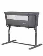 Colibro Patut Co-Sleeper 2 in 1 pentru copii Nap Bassinet cu saltea inclusa inaltime reglabila pe 9 nivele si unghi de inclinare de 30 de grade dimensiuni 90 x 58 cm Onyx