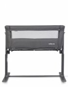 Colibro Patut Co-Sleeper 2 in 1 pentru copii Nap Bassinet cu saltea inclusa inaltime reglabila pe 9 nivele si unghi de inclinare de 30 de grade dimensiuni 90 x 58 cm Onyx