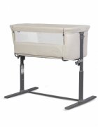 Colibro Patut Co-Sleeper 2 in 1 pentru copii Nap Bassinet cu saltea inclusa inaltime reglabila pe 9 nivele si unghi de inclinare de 30 de grade dimensiuni 90 x 58 cm Taupe