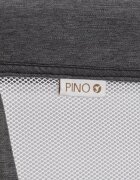 Colibro Patut nou nascut Pino Onyx 90x53 cm cu saltea si protectie contra insectelor picioare de lemn
