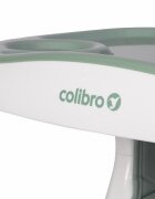 Colibro Scaun de masa multifunctional 2 in 1 pliabil reglabil pe inaltime cu Centura de siguranta si 2 tavite de servire Noto Agava