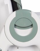 Colibro Scaun de masa multifunctional 2 in 1 pliabil reglabil pe inaltime cu Centura de siguranta si 2 tavite de servire Noto Agava
