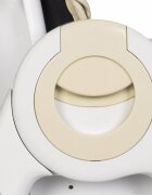 Colibro Scaun de masa multifunctional 2 in 1 pliabil reglabil pe inaltime cu Centura de siguranta si 2 tavite de servire Noto Almond