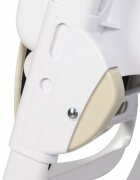 Colibro Scaun de masa multifunctional 2 in 1 pliabil reglabil pe inaltime cu Centura de siguranta si 2 tavite de servire Noto Almond