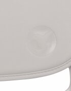 Colibro Scaun de masa multifunctional 2 in 1 pliabil reglabil pe inaltime cu Centura de siguranta si 2 tavite de servire Noto Dove