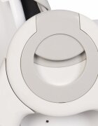 Colibro Scaun de masa multifunctional 2 in 1 pliabil reglabil pe inaltime cu Centura de siguranta si 2 tavite de servire Noto Dove