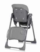 Colibro Scaun de masa multifunctional 2 in 1 pliabil reglabil pe inaltime cu Centura de siguranta si 2 tavite de servire Noto Onyx