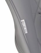 Colibro Scaun de masa multifunctional 2 in 1 pliabil reglabil pe inaltime cu Centura de siguranta si 2 tavite de servire Noto Onyx