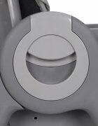 Colibro Scaun de masa multifunctional 2 in 1 pliabil reglabil pe inaltime cu Centura de siguranta si 2 tavite de servire Noto Onyx