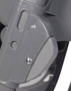 Colibro Scaun de masa multifunctional 2 in 1 pliabil reglabil pe inaltime cu Centura de siguranta si 2 tavite de servire Noto Onyx