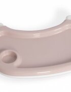 Colibro Scaun de masa multifunctional 4 in 1 Pliabil cu Cos de depozitare cu ham de siguranta Tavita dubla detasabila 70 x 56 x 92 cm greutate 3.8 kg Picolo Crystal Pink