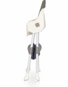 Colibro Scaun de masa multifunctional 4 in 1 Pliabil cu Cos de depozitare cu ham de siguranta Tavita dubla detasabila 70 x 56 x 92 cm greutate 3.8 kg Picolo Dove