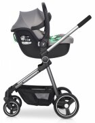 Colibro Scoica auto Petit i-Size omologata R129 cu tetiera reglabila copertina ajustabila maner de transport ajustabil pentru copii intre 40-87 cm sau 0-13 kg Dove