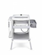 Colibro Set de baie 2 in 1 cu Masuta de infasat si Cadita de baie Flip cu termometru inaltime reglabila doua roti cu frane dimensiune 105 x 84 x 58 cm