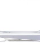Colibro Suport pliabil pentru baie bebelusi Relax Gri cu baza si spatar antialunecare senzor temperatura 55x 29 x 11-20cm