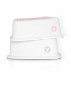 Colibro Treapta inaltatoare copii Step One cu suprafata si baza antialunecare 37 x 25 x 14 cm cm Crystal Pink