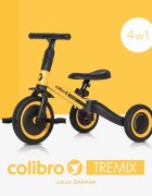 Colibro Tricicleta pentru copii Tremix banana Ride On transformabila 4 in 1 cu scaun reglabil roti din cauciuc pana la 25 kg