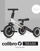 Colibro Tricicleta pentru copii Tremix Blank transformabila 4 in 1 Ride On cu scaun reglabil roti din cauciuc pana la 25 kg
