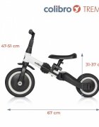 Colibro Tricicleta pentru copii Tremix Blank transformabila 4 in 1 Ride On cu scaun reglabil roti din cauciuc pana la 25 kg