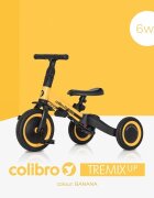 Colibro Tricicleta pentru copii Tremix Up Banana Ride On 5 in 1 transformabila cu maner scaun reglabil pe inaltime maner detasabil
