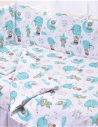 Confort Family Aparatoare laterala patut 180x33 cm model Ursuleti in balon