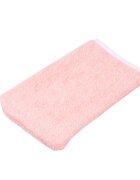 Confort Family Halat de baie cu gluga frotir bumbac roz 18-24 luni + manusa