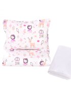 Confort Family Lenjerie 3 piese model Fetite + Protectie impermeabila patut 120x60 cm