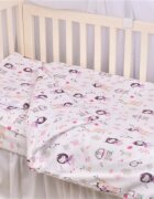 Confort Family Lenjerie 5 piese patut 120x60 cm bumbac model Fetite