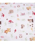 Confort Family Lenjerie 6 piese patut 120x60 cm bumbac model animalute si ciuperci