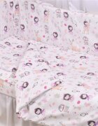 Confort Family Lenjerie 6 piese patut 120x60 cm bumbac model fetite
