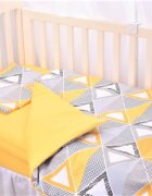 Confort Family Lenjerie 6 piese patut 120x60 cm bumbac model Forme geometrice