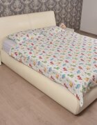 Confort Family Lenjerie din bumbac pentru pat dublu model dinozauri