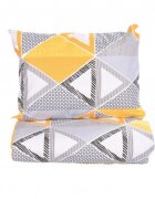 Confort Family Lenjerie patut cresa si gradinita 5 piese model Forme geometrice