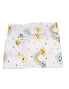 Confort Family Lenjerie patut cu 3 piese 120x60 cm din bumbac model Curcubee si norisori