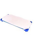 Confort Family Lenjerie patut gradinita 3 piese patut stivuibil din bumbac model stelute mici roz