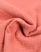 Confort Family Muselina bumbac organic roz inchis 80x80 cm