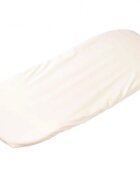 Confort Family Set 2 cearsafuri cosulet si landou 72x30 cm din bumbac crem roz + protectie impermeabila