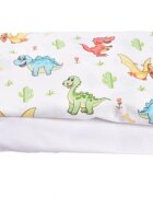 Confort Family Set 2 cearsafuri patut 120x60 cm bumbac albdinozauri