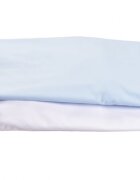 Confort Family Set 2 cearsafuri patut 90x50 cm bumbac alb blue