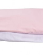 Confort Family Set 2 cearsafuri patut 90x50 cm bumbac alb roz
