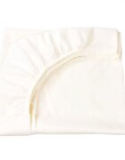 Confort Family Set 2 cearsafuri patut 90x50 cm bumbac crem galben