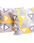 Confort Family Set 2 perne decorative Triunghiuri 50x50 cm