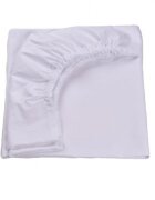 Confort Family Set 3 cearsafuri alb roz si model stelute roz + protectie impermeabila patut 90x4050 cm