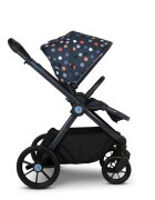 COSATTO Carucior pentru copii Giggle 4 Spot On 3 in 1 cu sezut reversibil sasiu din aluminiu suspensie bara detasabila maner telescopic greutate admisa 25 kg