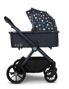 COSATTO Carucior pentru copii Giggle 4 Spot On 3 in 1 cu sezut reversibil sasiu din aluminiu suspensie bara detasabila maner telescopic greutate admisa 25 kg
