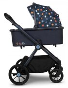 COSATTO Carucior pentru copii Giggle 4 Spot On cu baza isofix sezut reversibil sasiu din aluminiu suspensie bara detasabila maner telescopic accesorii greutate admisa 25 kg